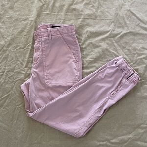 Banana Republic Slim Utility Pant Silver Rose Pink Women’s 6